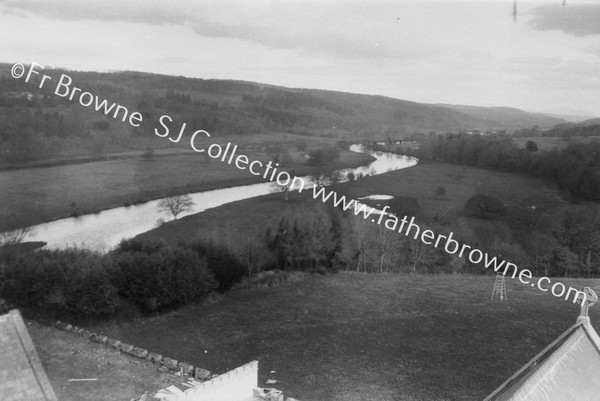 GLENCAIRN PRIORY VIEW OF RIVER FROM TOWER OF CHURCH